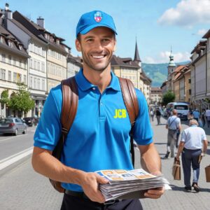 Distributeur flyers à casquette